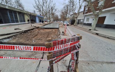 HORMIGONADO DE CALLE GODOY CRUZ ENTRE CORRIENTES Y CORONEL SUÁREZ