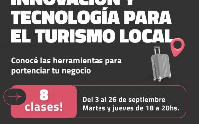 CAPACITACIONES PARA LA INNOVACIÓN Y LA TECNOLOGÍA EN EL TURISMO SANRAFAELINO