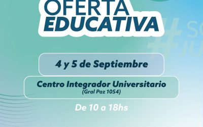 MIÉRCOLES Y JUEVES SE VIVIRÁ UNA NUEVA EDICIÓN DE LA EXPO OFERTA EDUCATIVA