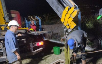 AGUA POTABLE: EL MUNICIPIO TRABAJA EN JAIME PRATS, ATUEL NORTE Y EL NIHUIL