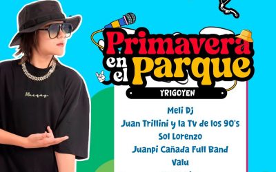 SAN RAFAEL VIVIRÁ LA “PRIMAVERA EN EL PARQUE” CON EL CIERRE DE VALENTINO MERLO