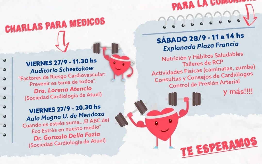 CON CONSEJOS MÉDICOS Y CONCIENTIZACIÓN SE CONMEMORARÁ EL DÍA DEL CORAZÓN EN PLAZA FRANCIA