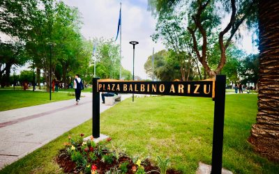 NO PARAN LAS OBRAS: ANTE UNA MULTITUD DE VECINOS, OMAR FÉLIX INAUGURÓ LA RENOVADA PLAZA DE VILLA ATUEL