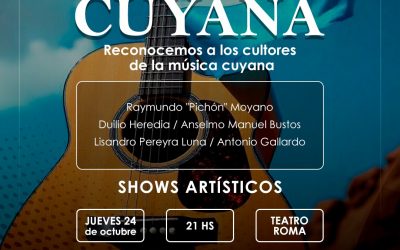 SE RECONOCERÁ A CULTORES DE LA MÚSICA CUYANA EN EL ROMA