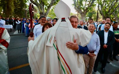 OMAR FÉLIX PARTICIPÓ DE LA MISA POR SAN RAFAEL ARCÁNGEL