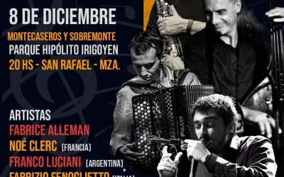 SAN RAFAEL RECIBIRÁ AL FESTIVAL INTERNACIONAL DE JAZZ Y VINO EN EL PARQUE YRIGOYEN