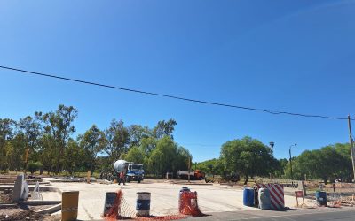 PRECAUCIÓN: TRÁNSITO CERRADO EN CHACABUCO POR TAREAS PREVIAS AL ASFALTO