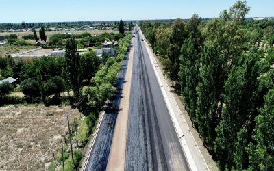DESDE EL AIRE: ASÍ SE TRABAJA EN EL NUEVO CORREDOR VIAL CHACABUCO