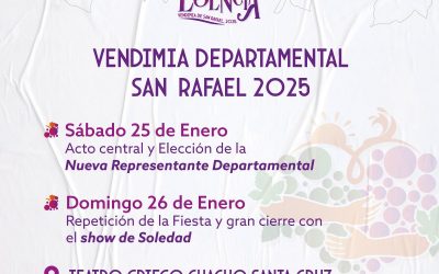 LA VENDIMIA DE SAN RAFAEL SE LLAMARÁ «ESENCIA» Y PROMETE UN ESPECTÁCULO IMPERDIBLE EN EL CHACHO SANTA CRUZ