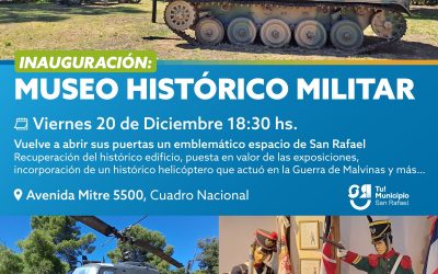 ESTE VIERNES REABRIRÁN LAS PUERTAS DEL MUSEO DE HISTORIA MILITAR