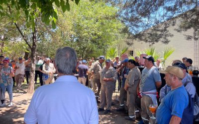 OMAR FÉLIX COMPARTIÓ UN BRINDIS DE FIN DE AÑO CON PERSONAL DE LA PLANTA DE SERVICIOS