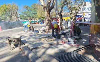 AVANZAN LOS HORMIGONADOS EN LAS ADYACENCIAS DE LA MEGAOBRA DE LA EX TERMINAL