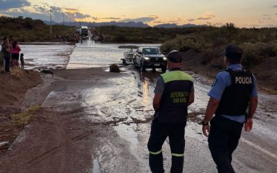 CRECIDA DEL RÍO DIAMANTE: CONTINÚAN CERRADOS LOS PASOS ALTERNATIVOS