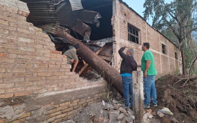 EL MUNICIPIO DE SAN RAFAEL TRABAJA EN REAL DEL PADRE Y ASISTE A VECINOS AFECTADOS POR LA FEROZ TORMENTA