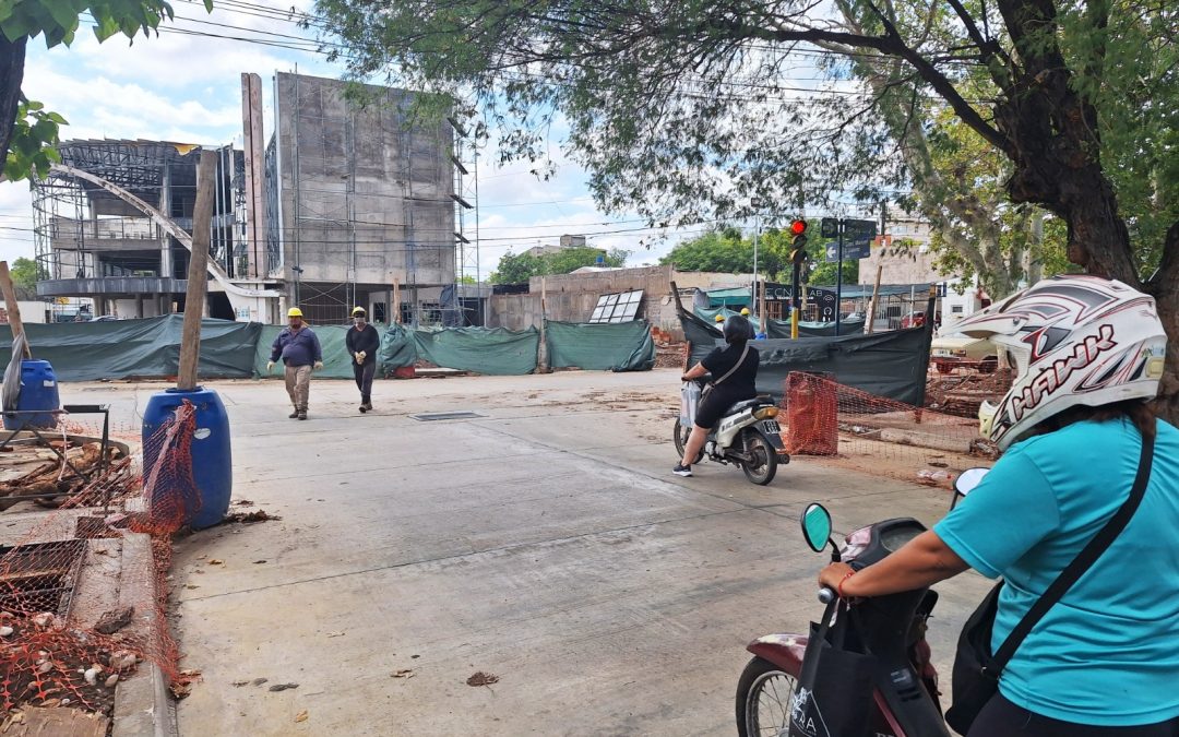 TRÁNSITO HABILITADO EN LAS INMEDIACIONES DE LA OBRA DE LA EX TERMINAL