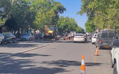 TRÁNSITO LIMITADO EN LA 1ERA CUADRA DE AV SAN MARTÍN