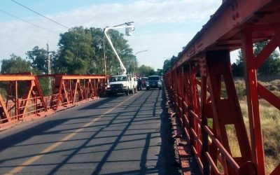 TRAS ROBOS Y VANDALISMO SE COLOCAN LUCES LED EN BALLOFFET ENTRE LOS FILTROS Y RUTA 144
