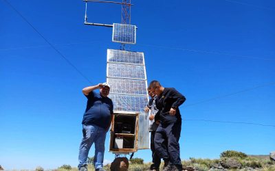 MEJORA EN LA CONECTIVIDAD PARA LOS PUESTEROS: SE RECUPERÓ LA REPETIDORA VHF DE CERRO NEVADO
