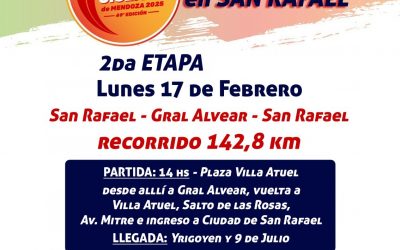 ESTE LUNES LLEGA LA “VUELTA CICLÍSTICA DE MENDOZA” A SAN RAFAEL