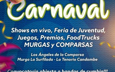 EL FESTEJO DE CARNAVAL Y LA FERIA JUVENTUD LE PONEN COLOR A LA ROTONDA DEL GAUCHO