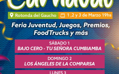 CUMBIA, MURGA, COMPARSA, CANDOMBE Y FERIA JUVENTUD PARA UN GRAN FESTEJO DE CARNAVAL