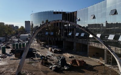 EX TERMINAL: NOTABLES AVANCES EN EL MEGAEDIFICIO QUE TRANSFOMARÁ EL MICROCENTRO