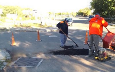 EL MUNICIPIO DE SAN RAFAEL INTENSIFICA EL PLAN DE BACHEO EN LA CIUDAD