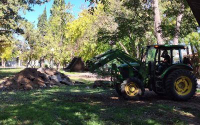 EL MUNICIPIO INICIÓ LAS OBRAS PARA RENOVAR LA PLAZA SCHESTAKOW