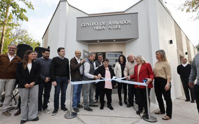 OMAR FÉLIX INAUGURÓ UN NUEVO ESPACIO SOCIAL Y RECREATIVO PARA JUBILADOS DE VILLA ATUEL