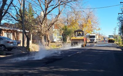 ASÍ AVANZA LA RENOVACIÓN ASFÁLTICA DEL CORREDOR DE URQUIZA Y COMODORO PI