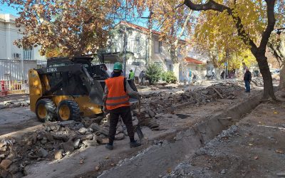 COMENZARON LAS OBRAS DE RENOVACIÓN Y PUESTA EN VALOR DE LA PRIMERA CUADRA DE CALLE ALMAFUERTE