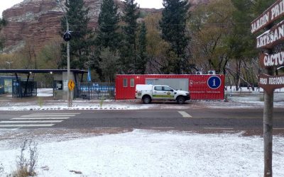 BAJAS TEMPERATURAS Y NIEVE: RUTAS INTERRUMPIDAS POR HIELO EN CALZADA