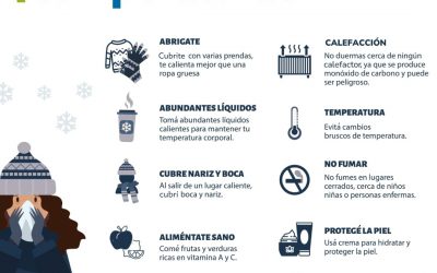 RECOMENDACIONES ANTE LAS BAJAS TEMPERATURAS QUE SE PRONOSTICAN PARA EL FIN DE SEMANA