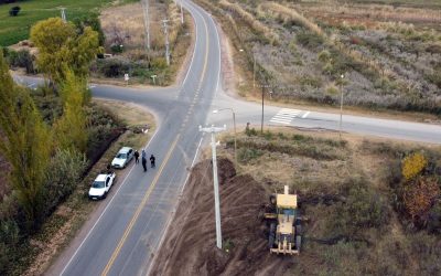 YA SE TRABAJA EN UN NUEVO PARQUE LINEAL A LA VERA DEL “PUENTE COLORADO”