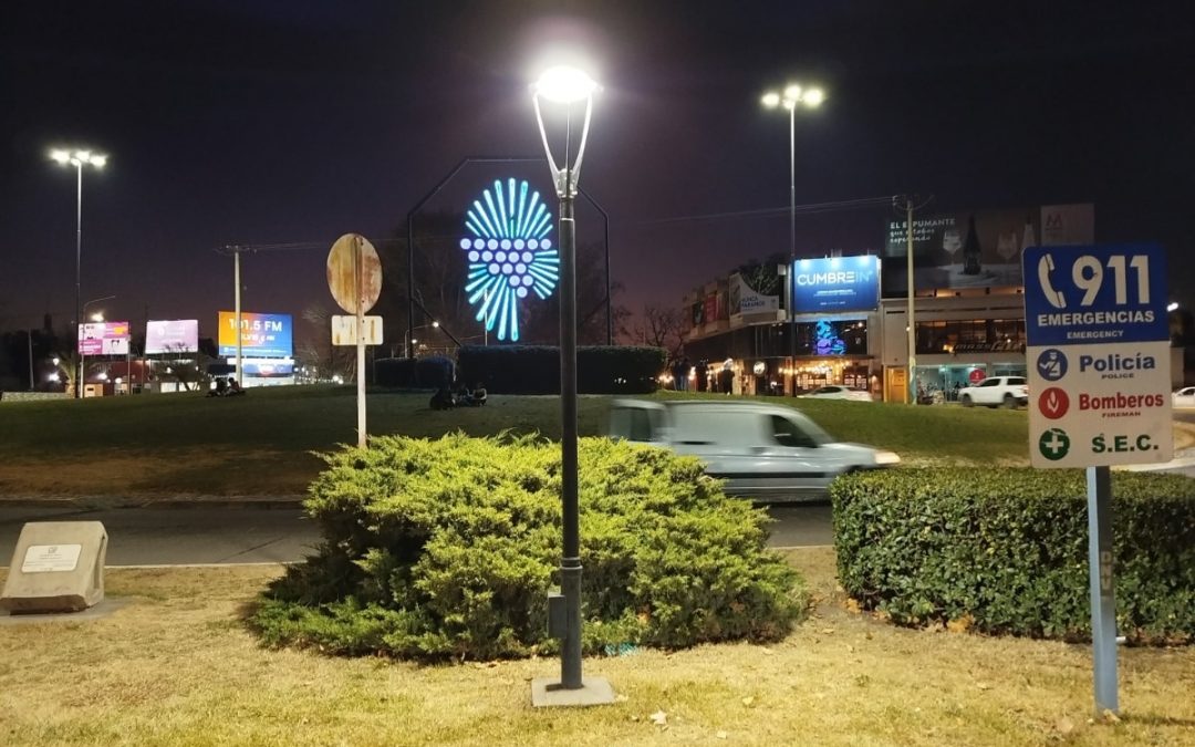 70 NUEVAS FAROLAS LED EN LA AVENIDA YRIGOYEN