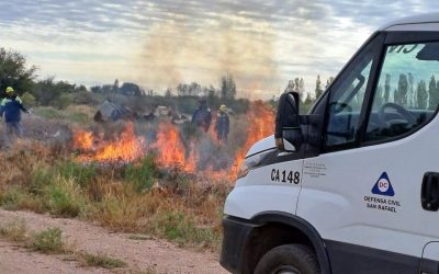 DEFENSA CIVIL ADVIERTE SOBRE RIESGO EXTREMO DE INCENDIOS FORESTALES EN EL DEPARTAMENTO