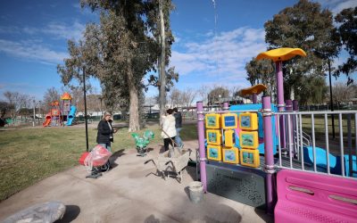 EL PARQUE INFANTIL DE VILLA ATUEL TRANSITA LA RECTA FINAL DE OBRA Y SE PREPARA PARA LA INAUGURACIÓN