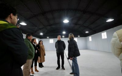 LAS MALVINAS: EL INTENDENTE OMAR FÉLIX SUPERVISÓ LOS AVANCES EN EL SALÓN COMUNITARIO, LA BIBLIOTECA Y LA PLAZA TABANERA