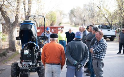 NUEVOS TRACTORES: SE SUMARON OTROS 2 PARA EL TROPEZÓN Y ATUEL NORTE