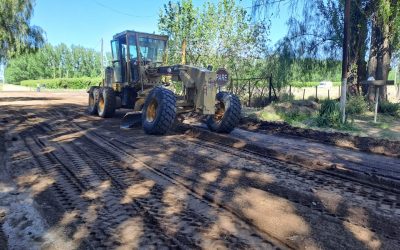 EL MUNICIPIO COMENZÓ A ASFALTAR SUETA TRAS FINALIZAR OBRAS EN PUEBLO DIAMANTE