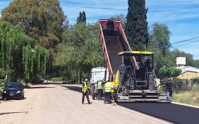 ASFALTO: AVANZAN LOS TRABAJOS EN SUETA Y SE VIENE EL LIBERTADOR