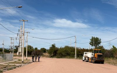TODO LISTO PARA COMENZAR A ASFALTAR LA AVENIDA EL LIBERTADOR DE JUAN XXIII A VÉLEZ SARSFIELD