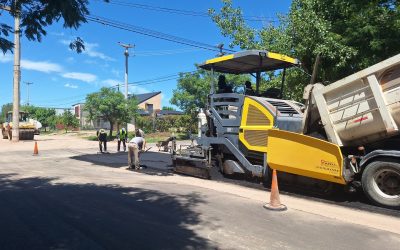YA SE TRABAJA EN EL ASFALTADO DE LA AVENIDA EL LIBERTADOR HASTA JUAN XXIII