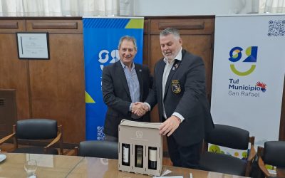 EL INTENDENTE OMAR FÉLIX FIRMÓ CONVENIOS DE TRABAJO CON EL GOBERNADOR DISTRITAL DEL ROTARY