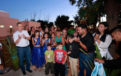 EL INTENDENTE OMAR FÉLIX Y LOS VECINOS DE EL CERRITO INAUGURARON LAS NUEVAS OBRAS EN EL POLI 3