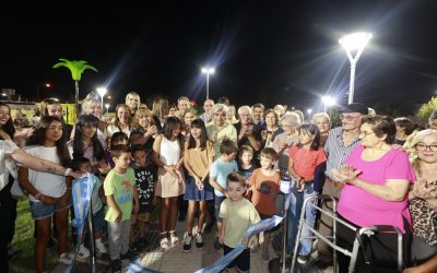 ANTE CIENTOS DE VECINOS, EL INTENDENTE OMAR FÉLIX INAUGURÓ EL PARQUE INFANTIL “ABUELO MIGUEL” DE REAL DEL PADRE