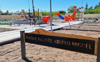 MÁS ESPACIOS PÚBLICOS: EL MUNICIPIO DE SAN RAFAEL INAUGURA UNA PLAZA EN CUADRO NACIONAL Y UN PARQUE INFANTIL EN REAL DEL PADRE