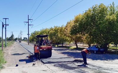 PLAN DE ASFALTO EN MARCHA: EL MUNICIPIO COLOCA LA CARPETA DEFINITVA EN AV. EL LIBERTADOR DE FLORIDA A JUAN XXIII