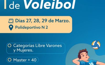 ARRANCA EL TORNEO VENDIMIA DE VÓLEY EN RENOVADO POLIDEPORTIVO 2