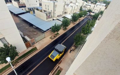 EL PLAN DE ASFALTO MUNICIPAL LLEGÓ AL BARRIO PROCREAR